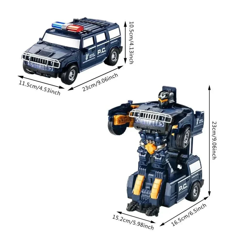 Police Car Toy 2 in 1, Toy Robot – image 4
