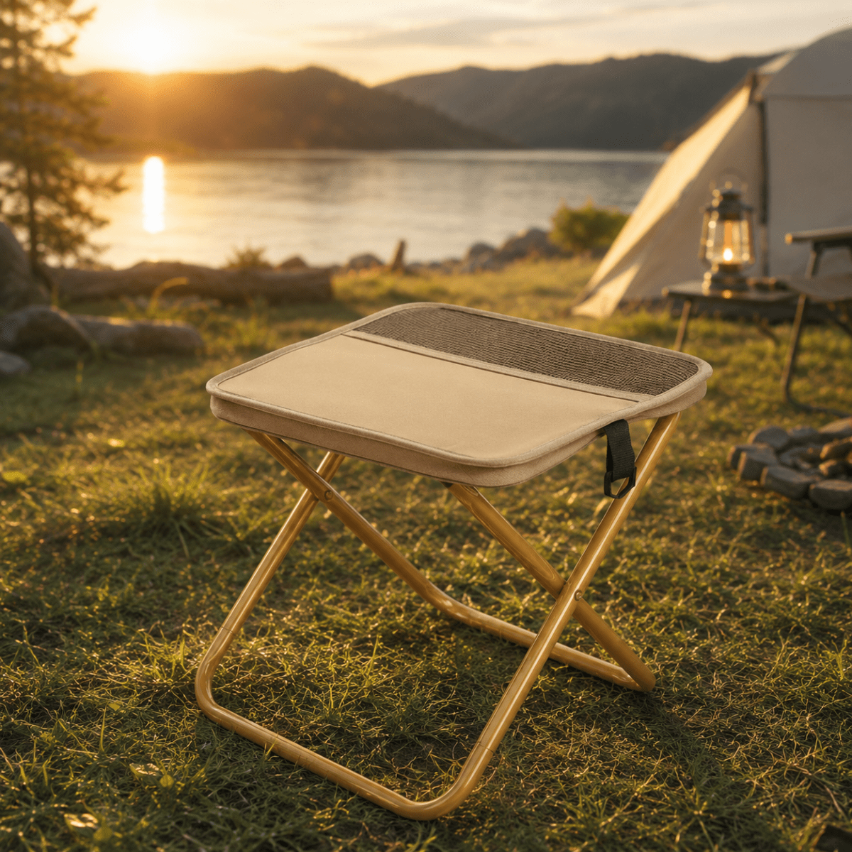 Camping Chairs, Lightweight Folding Chair with Backpack, Waterproof Fishing Chair for Hiking and Festivals_00