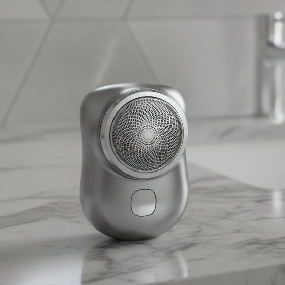 Mini Electric Shaver, Portable Face Shaver with 6 Steel Blades, Cordless Electric Razor with Type C Charging