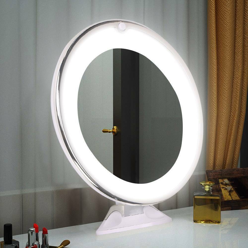 Vanity Mirror with Lights, 10x Magnifying Mirror with Light, LED Makeup Mirror for Travel and Skincare_03