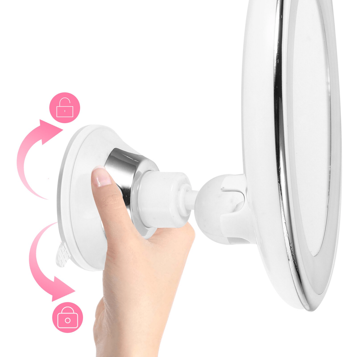 Vanity Mirror with Lights, 10x Magnifying Mirror with Light, LED Makeup Mirror for Travel and Skincare_05