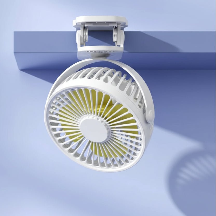 Clip On Desk Fan, Mini Fan for Bedroom and Office – image 7