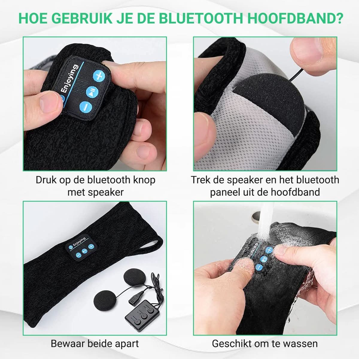 Sleep Band with Bluetooth Speakers, Sleep Headphones, Headphones for Sleeping, Bluetooth Headband for Deep Sleep_05