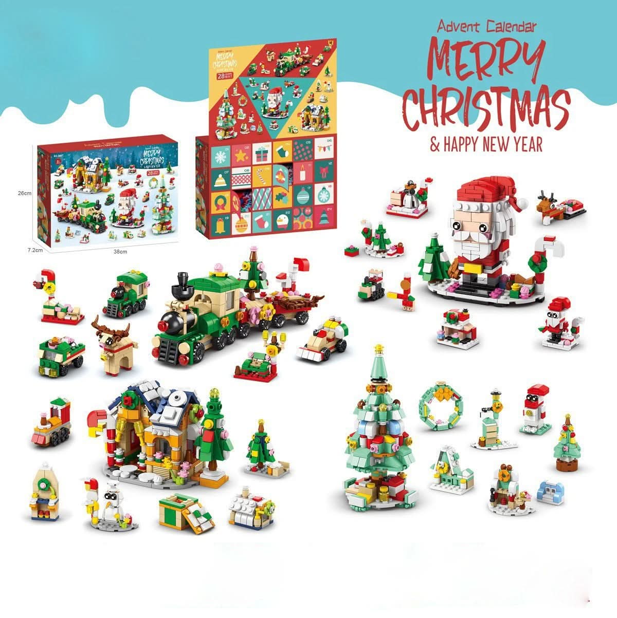 Kids Advent Calendar with 12 Doors, Christmas Countdown Toy Advent Calendar for Age 6+ – image 21