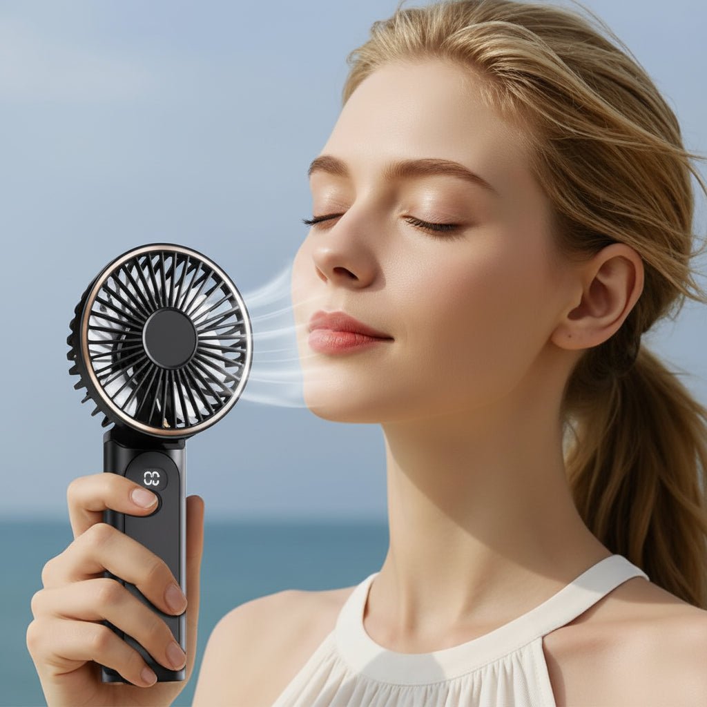 Handheld Fan, Mini Hand Fan with USB Cable – image 4