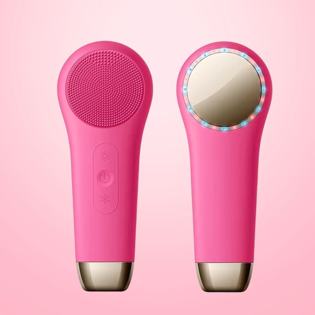 Facial Brush, Silicone Face Cleansing Brush with Heat and Cold – image 4