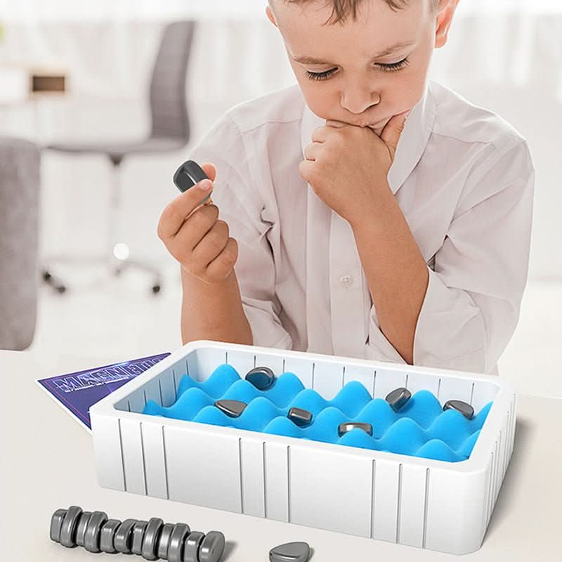 Chess Board with Magnetic Pieces, Magnetic Chess Set for Travel, Chess Game for Children and Adults, Family Board Games