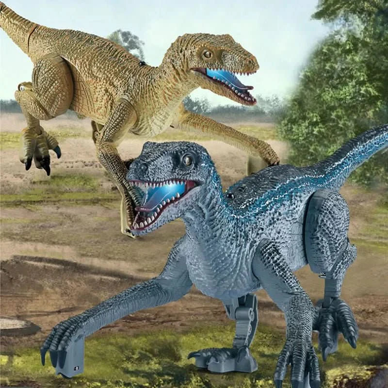 Remote Control Dinosaur Toy with Light and Sound, Velociraptor Dino Toys, Rechargeable Dinosaur Gifts for Kids_04