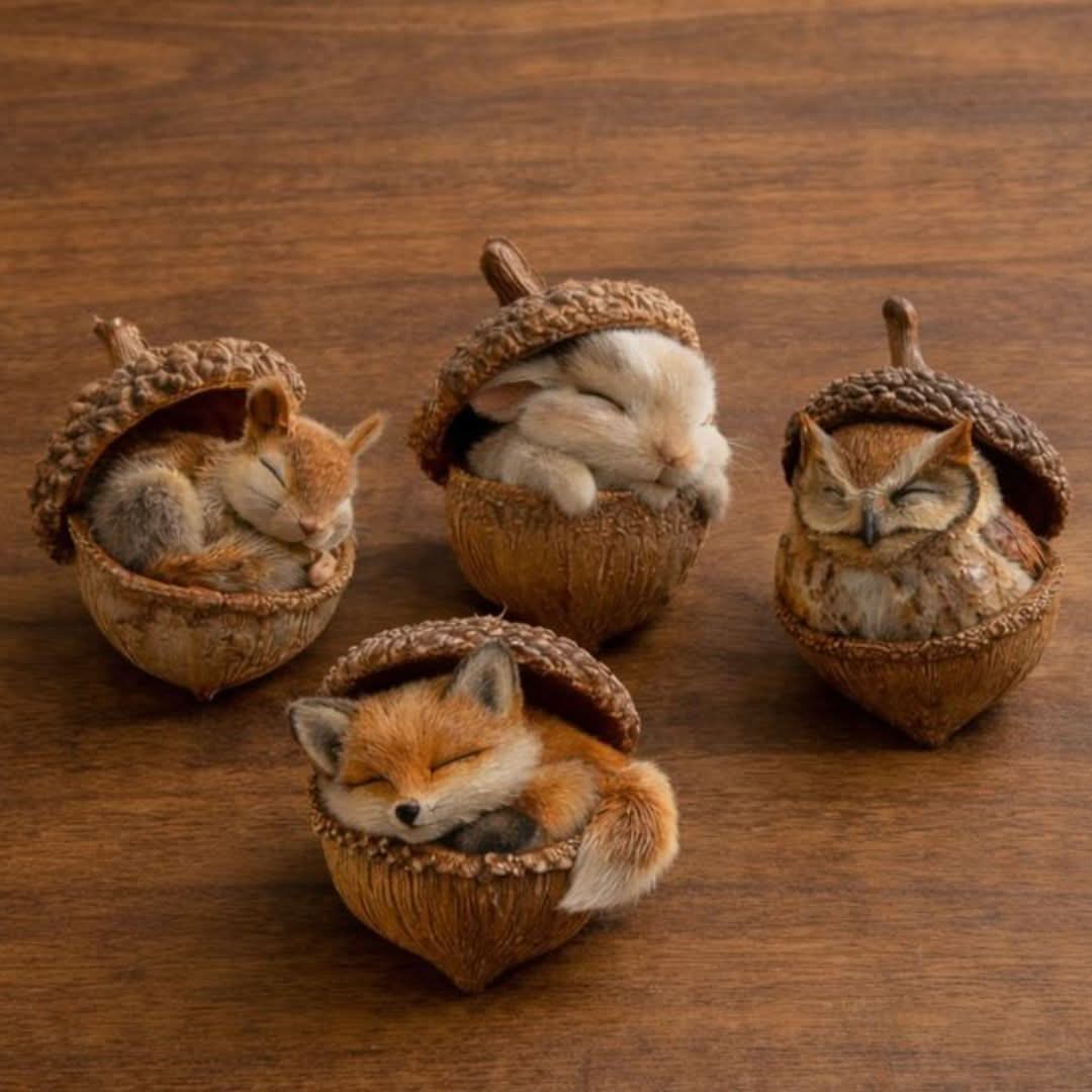 Garden Ornaments, Sleeping Animal Figurines for Indoor and Outdoor – image 8