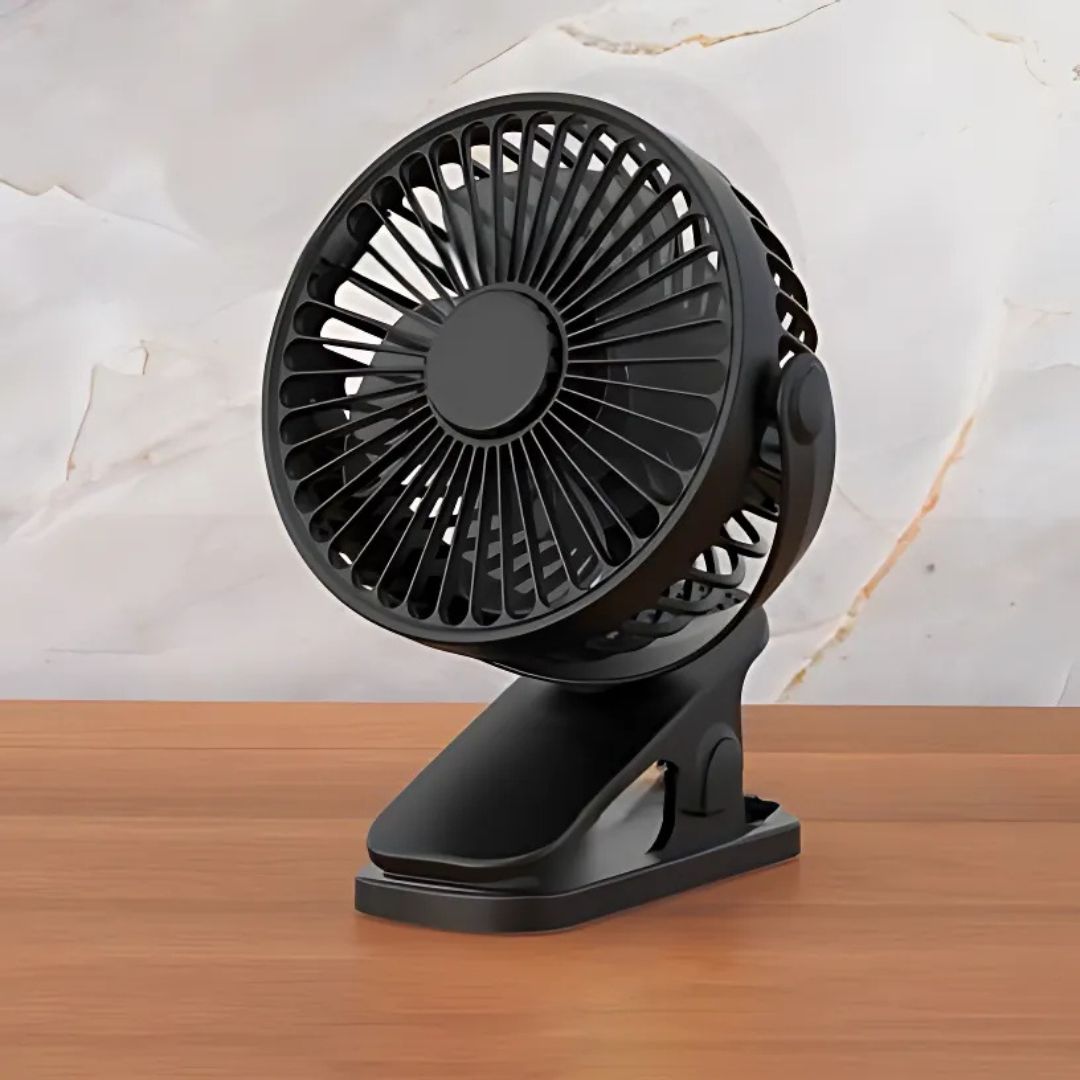 Clip On Desk Fan, Mini Fan for Bedroom and Office – image 9