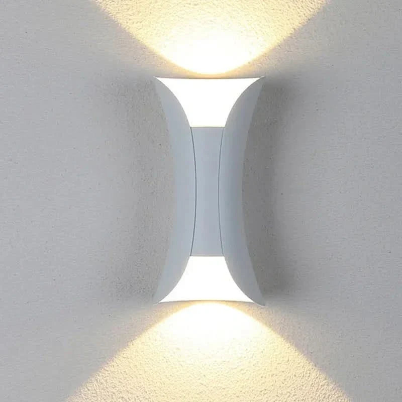 Outdoor Wall Light, Curved LED Garden Light IP65, Hallway Light for Indoor and Outdoor Use_09