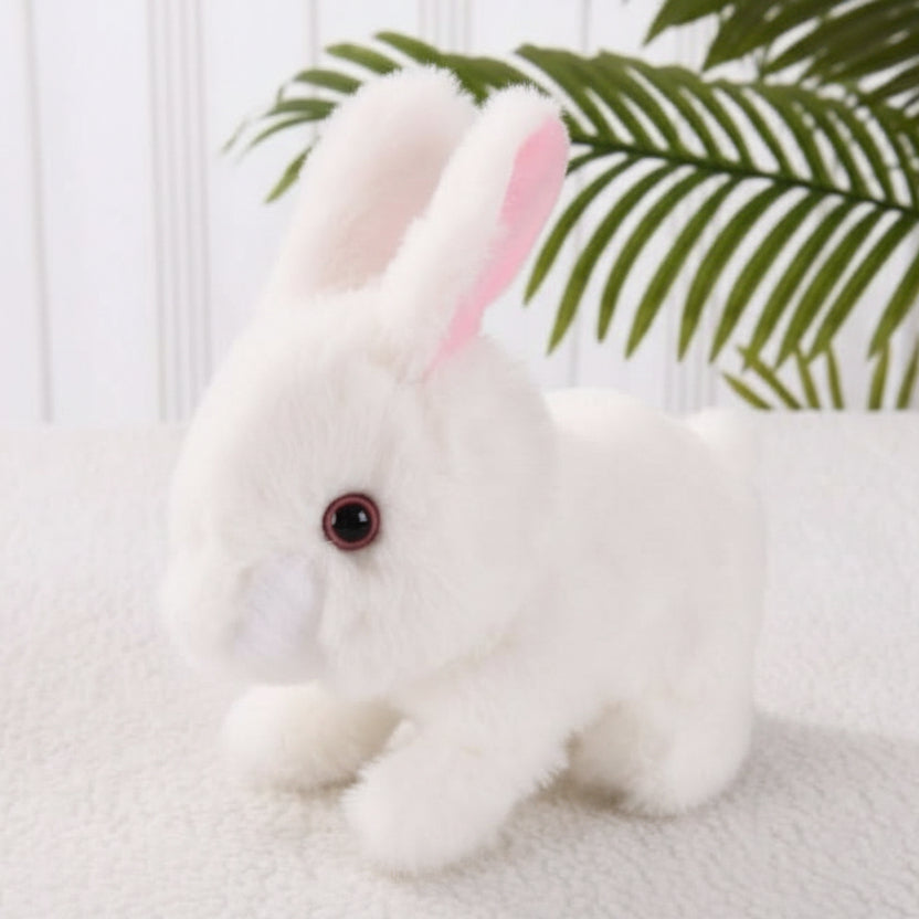 Interactive Bunny Toy for Pets, Plush Pet Toys with Realistic Movements and Sounds