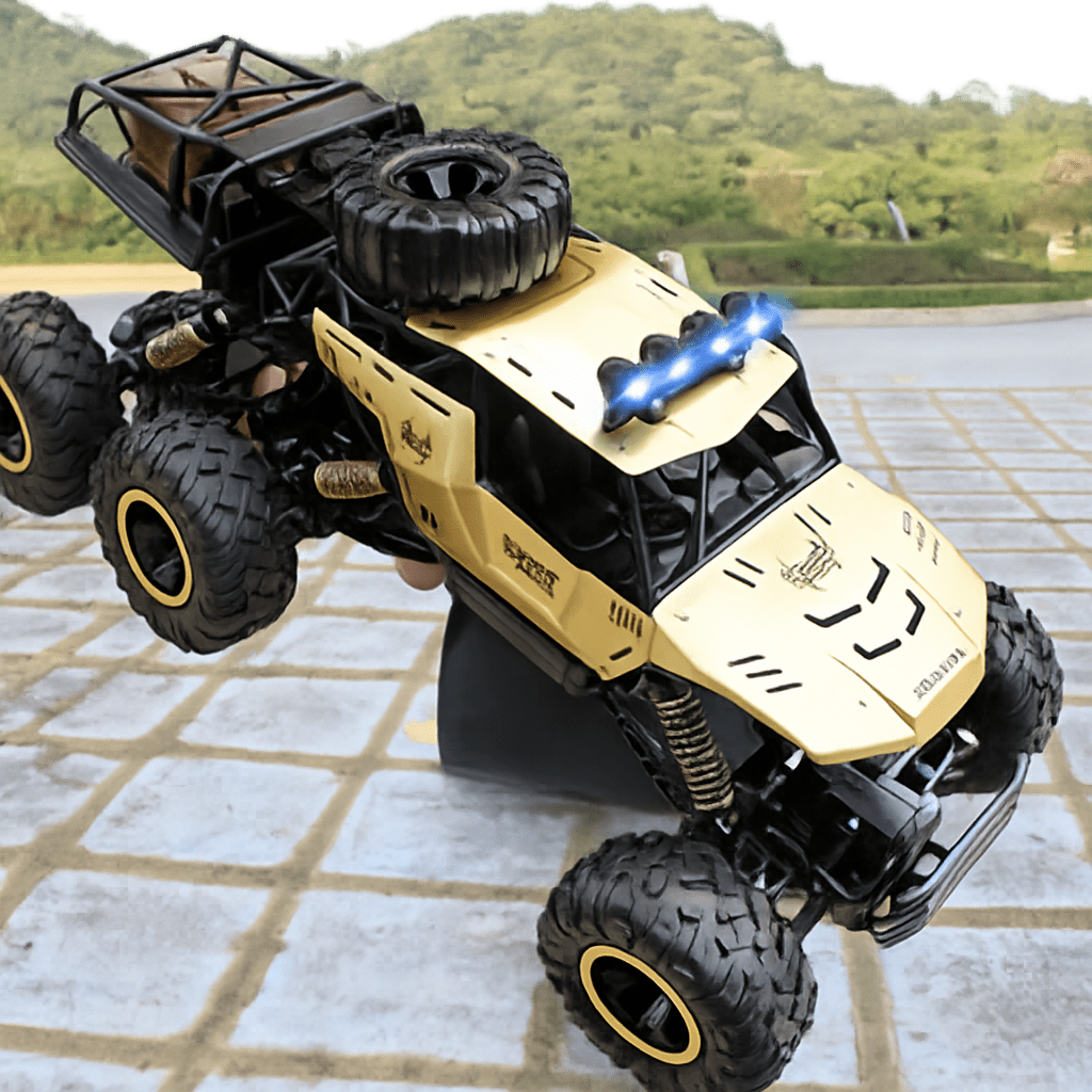 Remote Control Monster Truck with LED Lights, Off Road RC Car, Radio Controlled Car with Six Driven Wheels_03