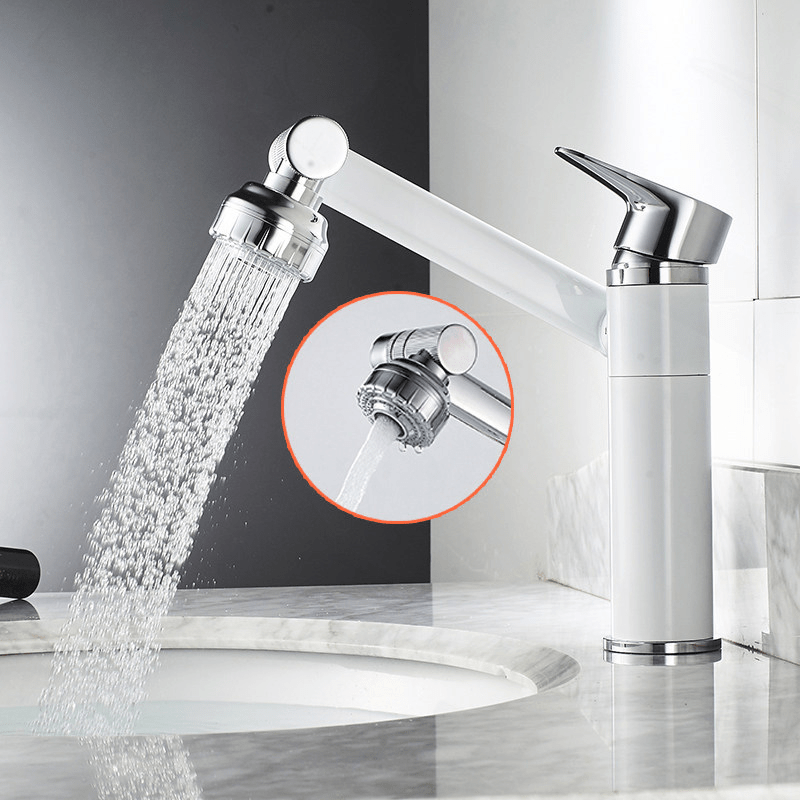 Kitchen Tap with Spray, Flexible 360 Degree Bathroom Tap – image 4