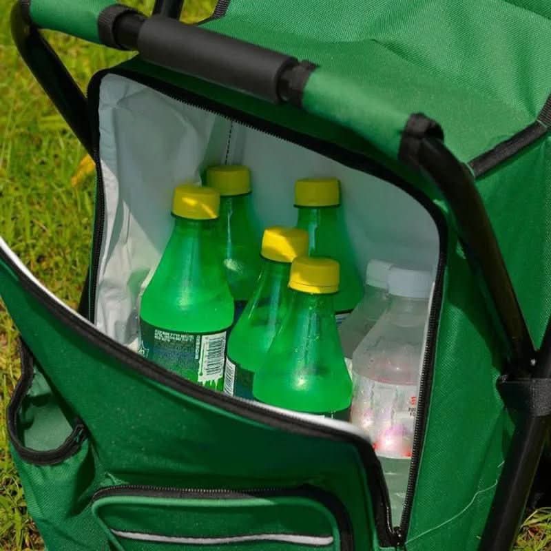 Camping Rucksack with Folding Chair and Cool Bag, 3 in 1 Camouflage Rucksack – image 12