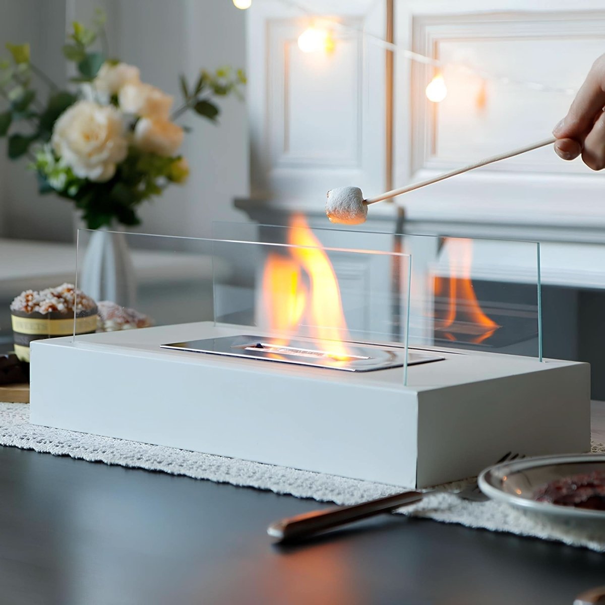 Bioethanol Fireplace Tabletop, Smokeless Fire Pit for Indoor and Outdoor – image 6