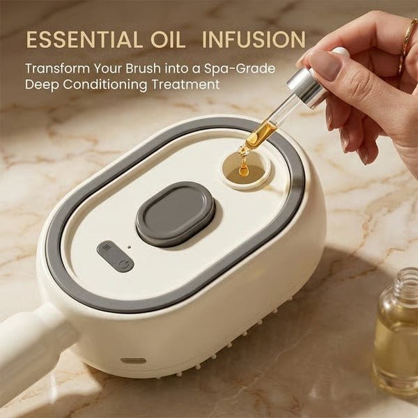 Hair Comb with Red Light and Spray, Electric Comb Rechargeable via USB, Cordless Hair Styling Comb for Home and Travel_04