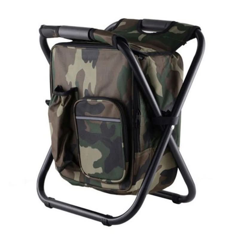 Camping Rucksack with Folding Chair and Cool Bag, Camping Chair Backpack for Fishing – image 13