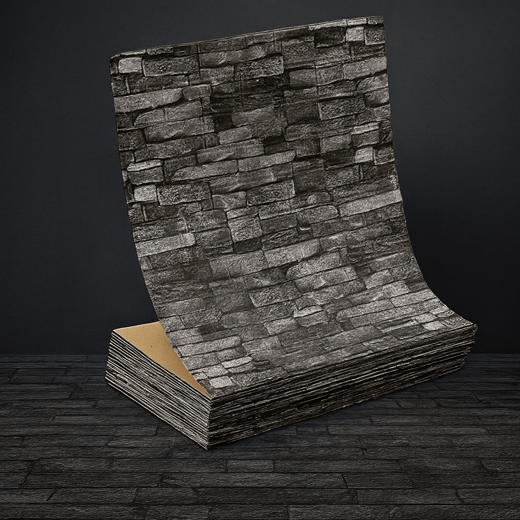 3D Wall Panels Self Adhesive, Waterproof Bathroom Wall Panels, Brick Effect PVC Wall Panels for Kitchen and Living Room_14