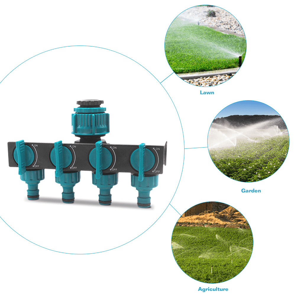 Hose Tap Connector with Separate Flow Control, Hosepipe Connector for Outside Tap – image 4