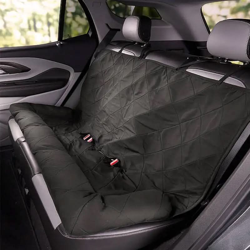 Dog Car Seat Covers, Waterproof Back Seat Cover for Dogs with Raised Edges