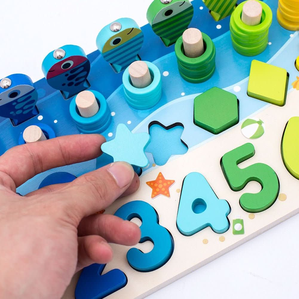 Wooden Learning Board, Educational Wooden Toys – image 5