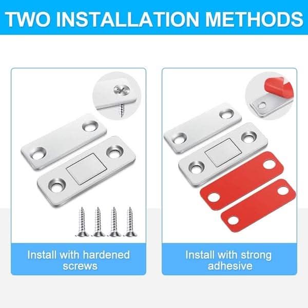Magnetic Door Catch Self Adhesive, No Drill Magnetic Catch for Cupboards and Wardrobes, Motorhome Door Catch_05