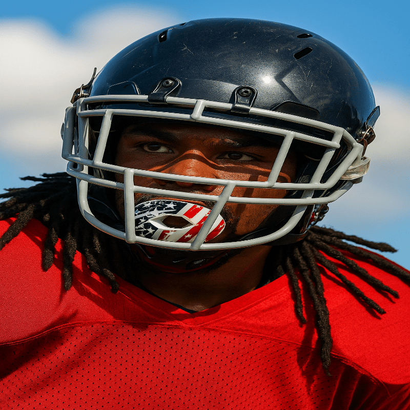 Mouthguard with Lip Guard, American Football Mouthguard with Strap, Boxing Mouth Guard, Gum Shield for MMA