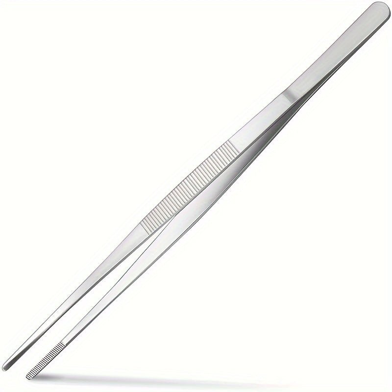 Kitchen Tongs 25 cm, Stainless Steel BBQ Tongs for Grilling, Barbecue Accessories, Kitchen Utensils for Picnic_08