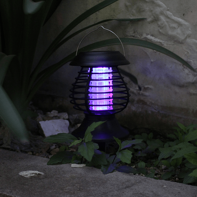 Solar Mosquito Lamp with UV LED for Garden and Balcony, Garden Insect Control, Outdoor Mosquito Lamp for Camping_04