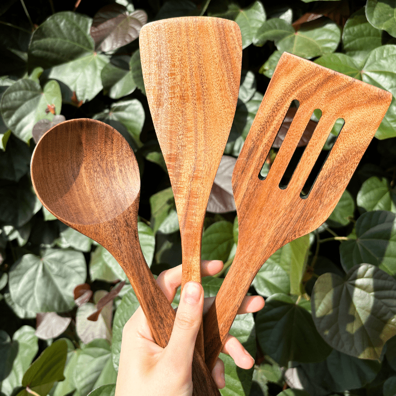 Wooden Kitchen Utensils Set, Wooden Utensil Set – image 6