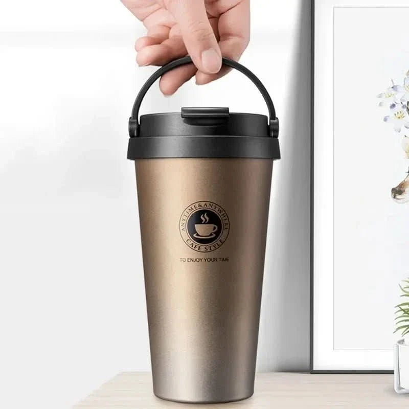 Travel Mug 500 ml, Insulated Travel Coffee Mug with Sliding Lid, Double Walled Stainless Steel Reusable Coffee Cup_04