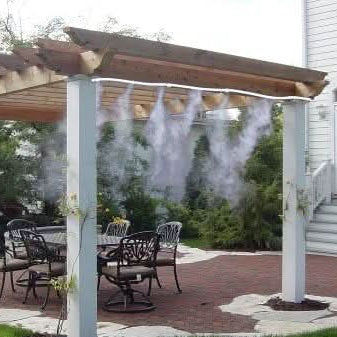 Garden Irrigation System with Misting Hose, Garden Watering System for Greenhouse, Sprinkler Hose with Mist Nozzles_01