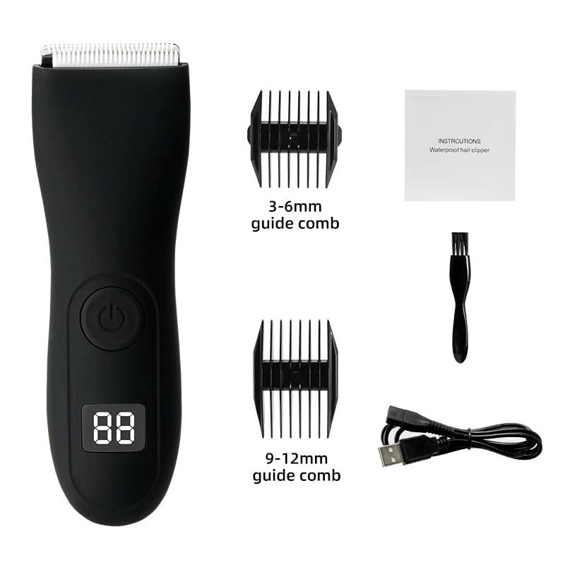 Beard Trimmer, Cordless Body Hair Trimmer with Comb Attachments – image 8