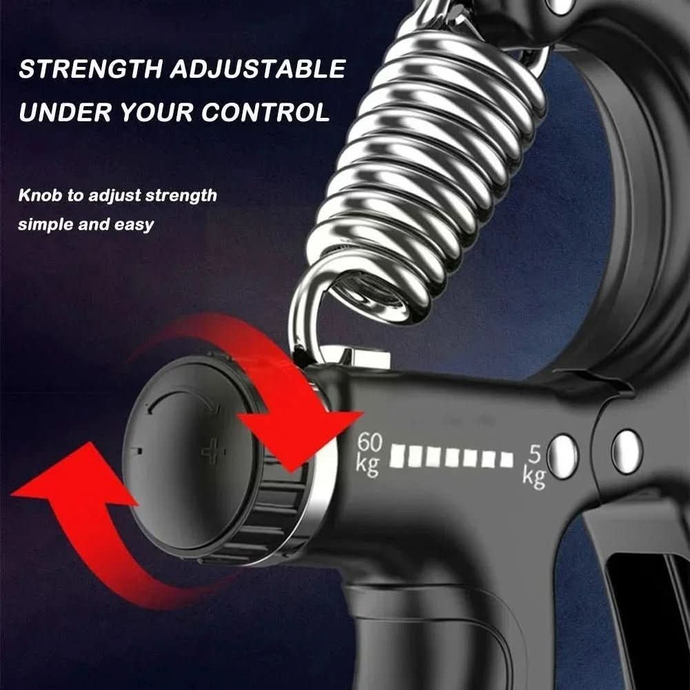 Adjustable Hand Gripper 5 to 60 kg, Grip Strengthener for Fingers, Forearm Exerciser, Hand Gripper for Gym and Home_03