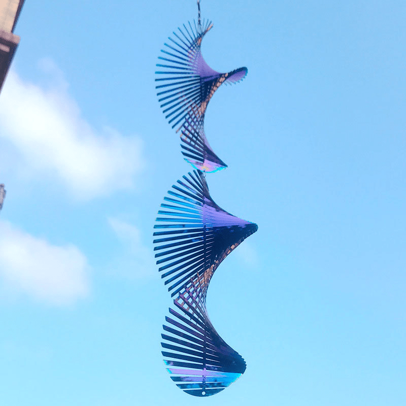 Garden Wind Spinners, Metal Wind Spinner Garden Ornaments, Rotating Garden Decoration and Wind Toy