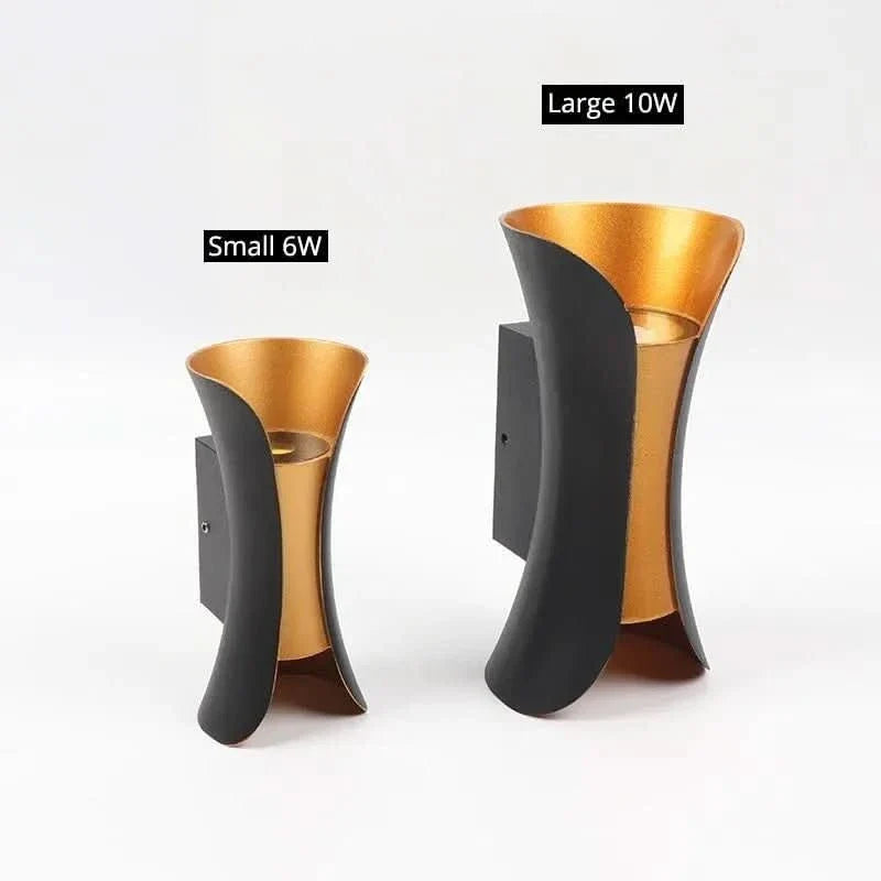 Outdoor Wall Light, Curved LED Garden Light IP65, Hallway Light for Indoor and Outdoor Use_14