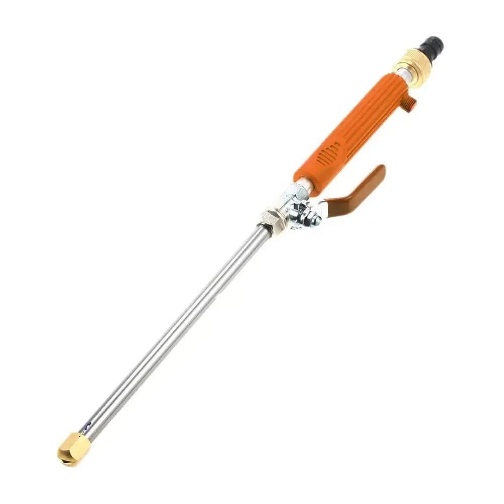 Hose Attachment for Patio Cleaning, Hosepipe Spray Gun with 2 Nozzles, High Pressure Water Lance for Cars and Windows_03