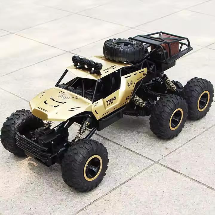 Remote Control Monster Truck with LED Lights, Off Road RC Car, Radio Controlled Car with Six Driven Wheels_07