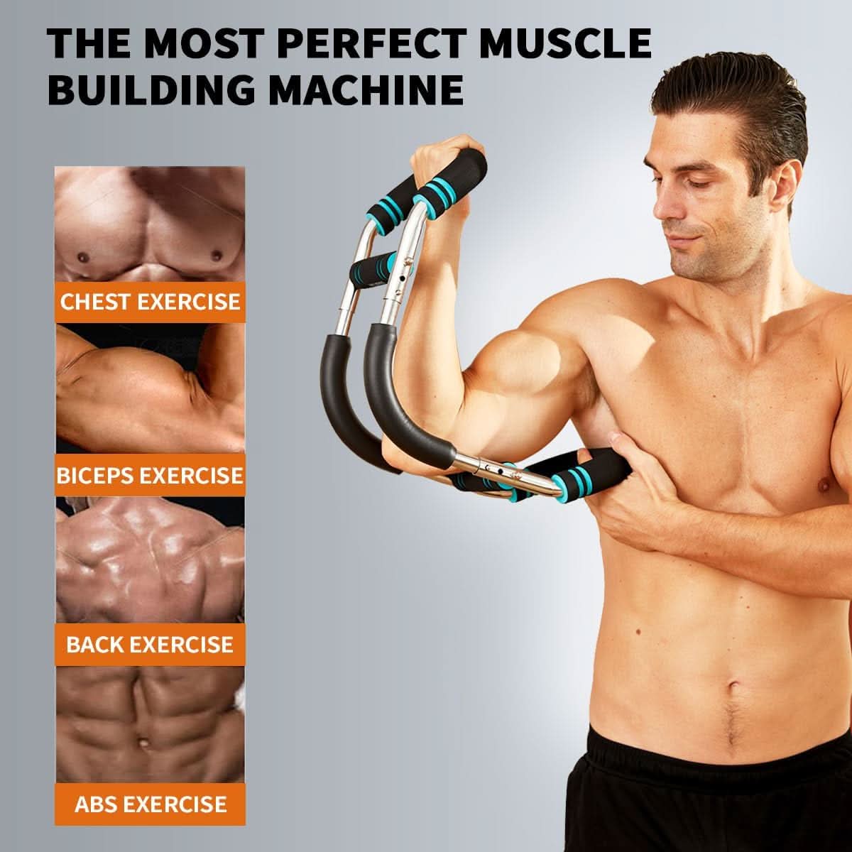 Adjustable Twister Bar for Arms, Tricep Exerciser, Chest Exerciser, Forearm Exerciser for Home Workouts_04