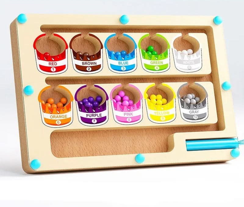 Magnetic Colour and Number Game, Colour Matching Game with Magnetic Board – image 4