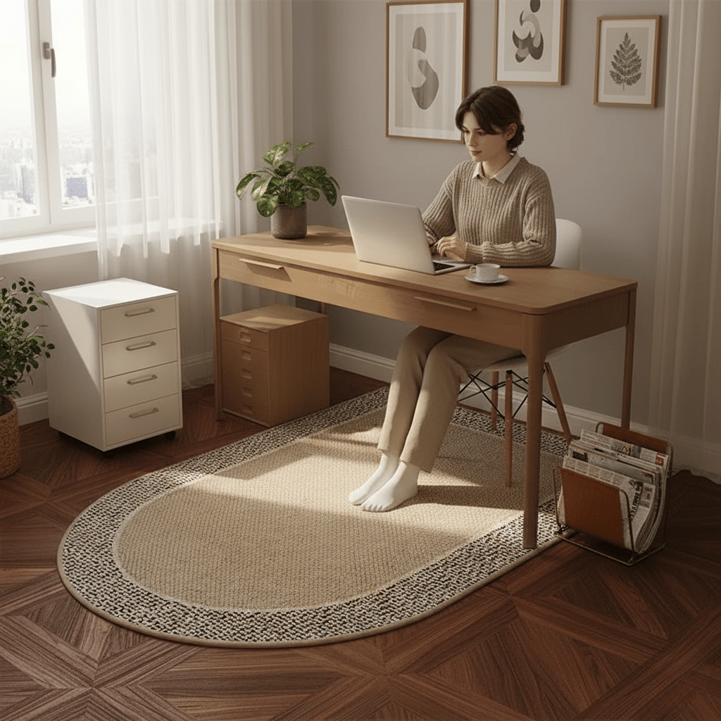 Office Chair Mat for Hard Floors, Transparent Floor Protector 0.2 cm