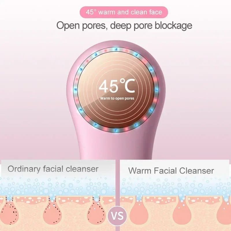 Facial Brush, Face Scrubber, Facial Massager with Red Light Therapy – image 11