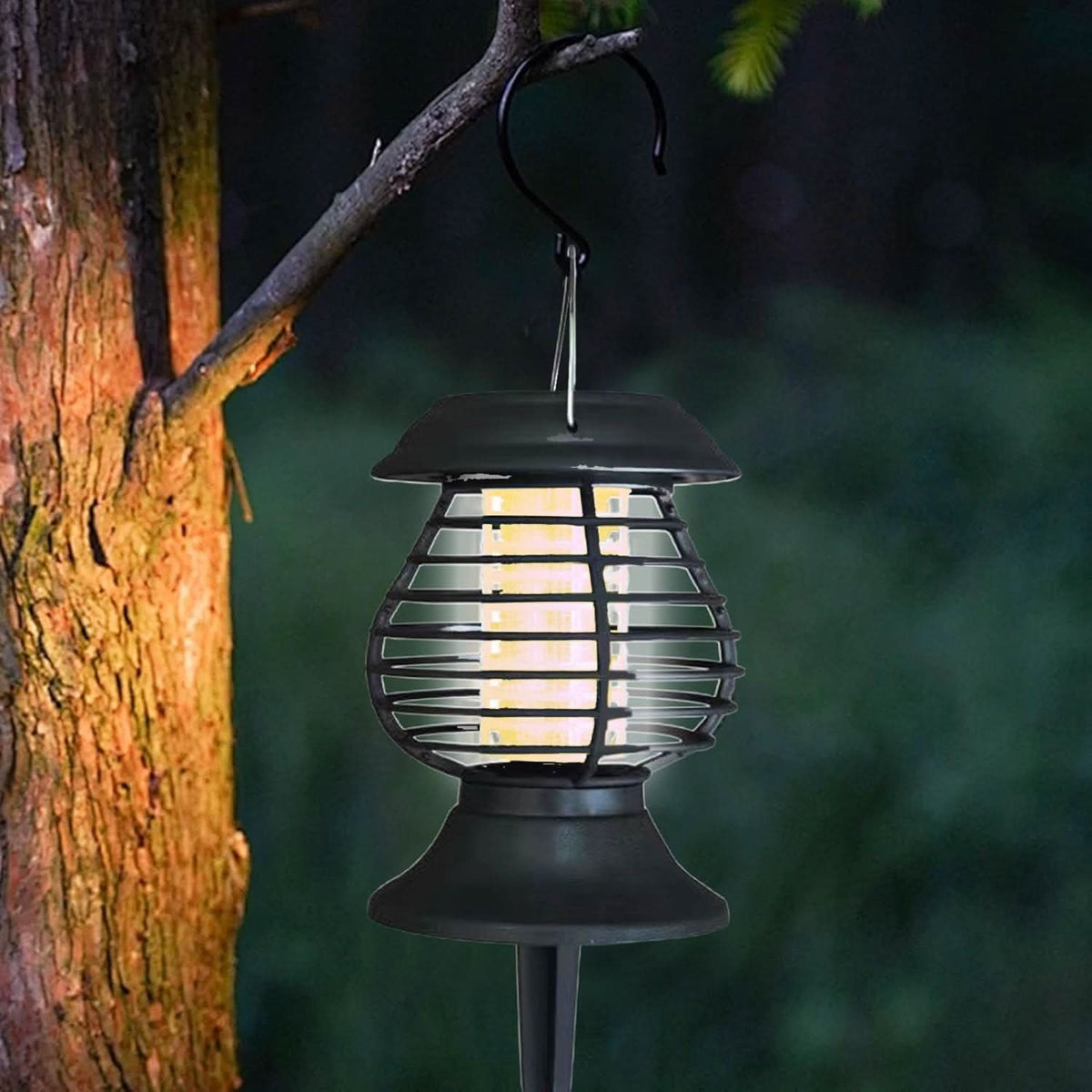 Solar Mosquito Lamp with UV LED for Garden and Balcony, Garden Insect Control, Outdoor Mosquito Lamp for Camping_01