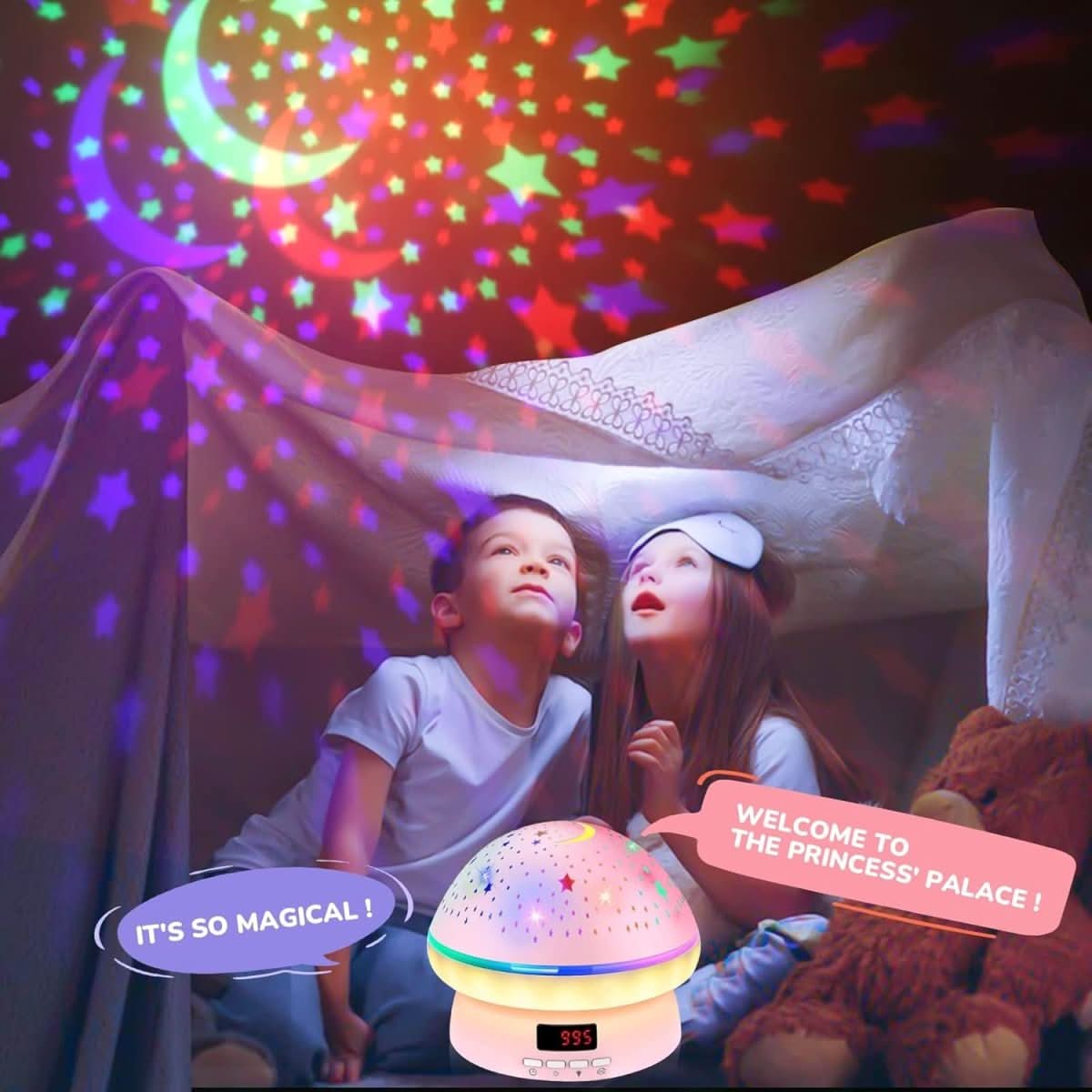 Star Projector Night Light, Rotating LED Projector for Kids Room – image 4