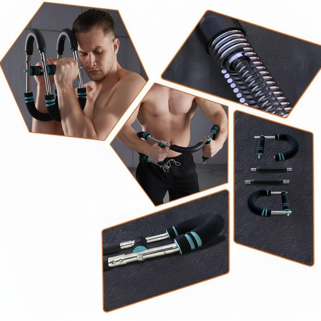 Adjustable Twister Bar for Arms, Tricep Exerciser, Chest Exerciser, Forearm Exerciser for Home Workouts_06