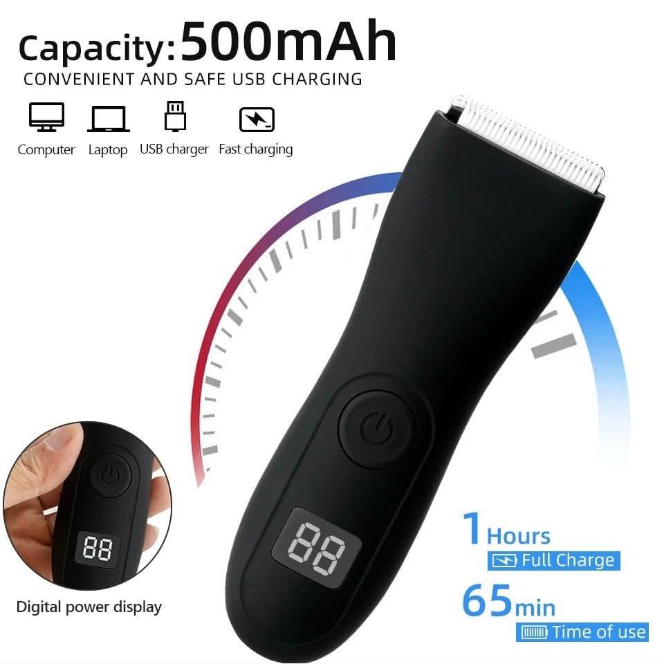 Beard Trimmer, Wet and Dry Electric Trimmer for Neckline and Sideburns – image 9