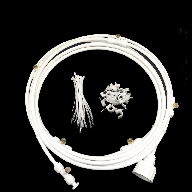 Garden Irrigation System with Misting Hose, Garden Watering System for Greenhouse, Sprinkler Hose with Mist Nozzles_13