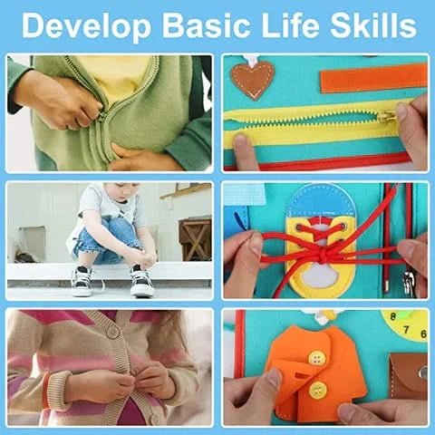 Montessori Busy Book, Montessori Toys for 2 Year Olds