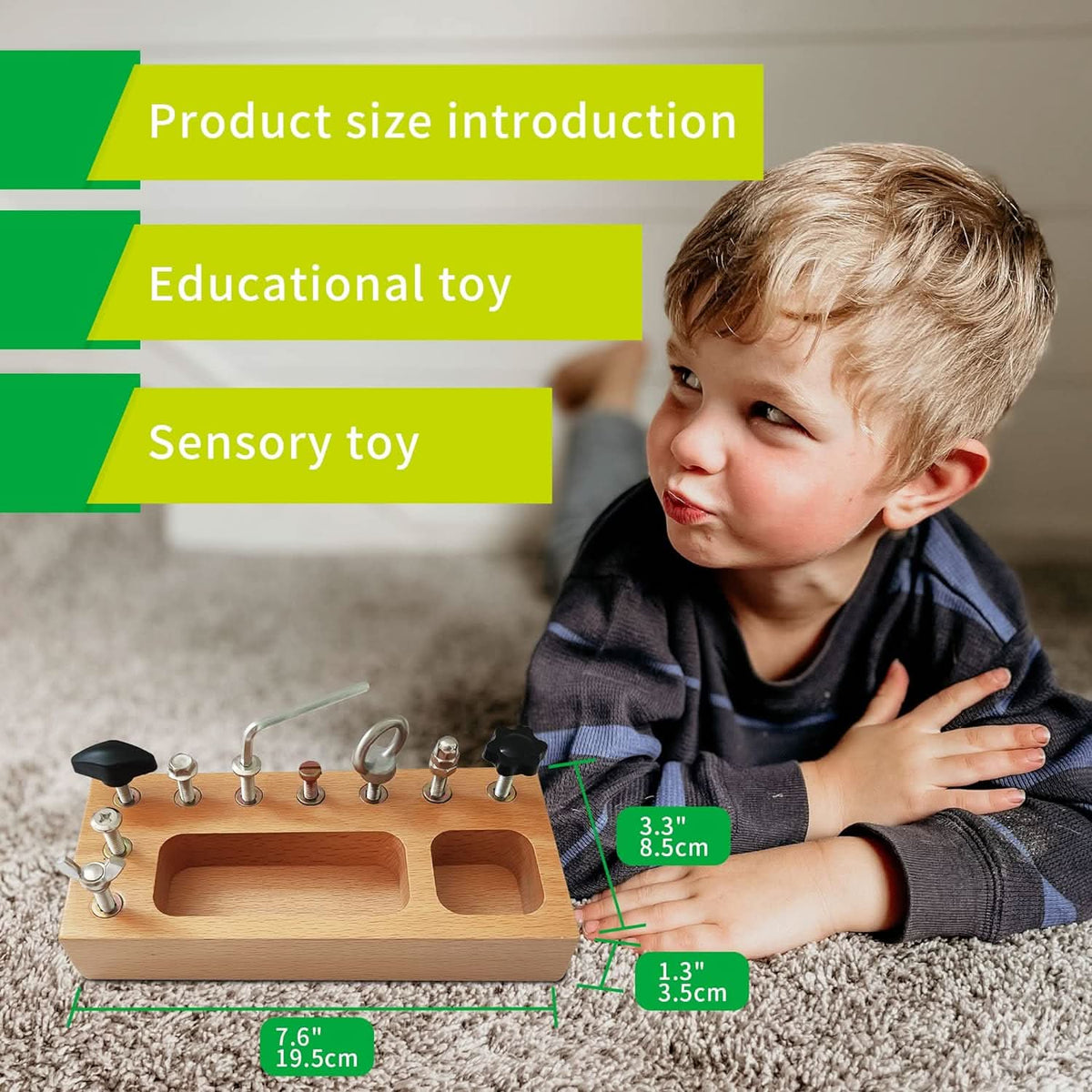 Montessori Busy Board with Real Tools – image 4